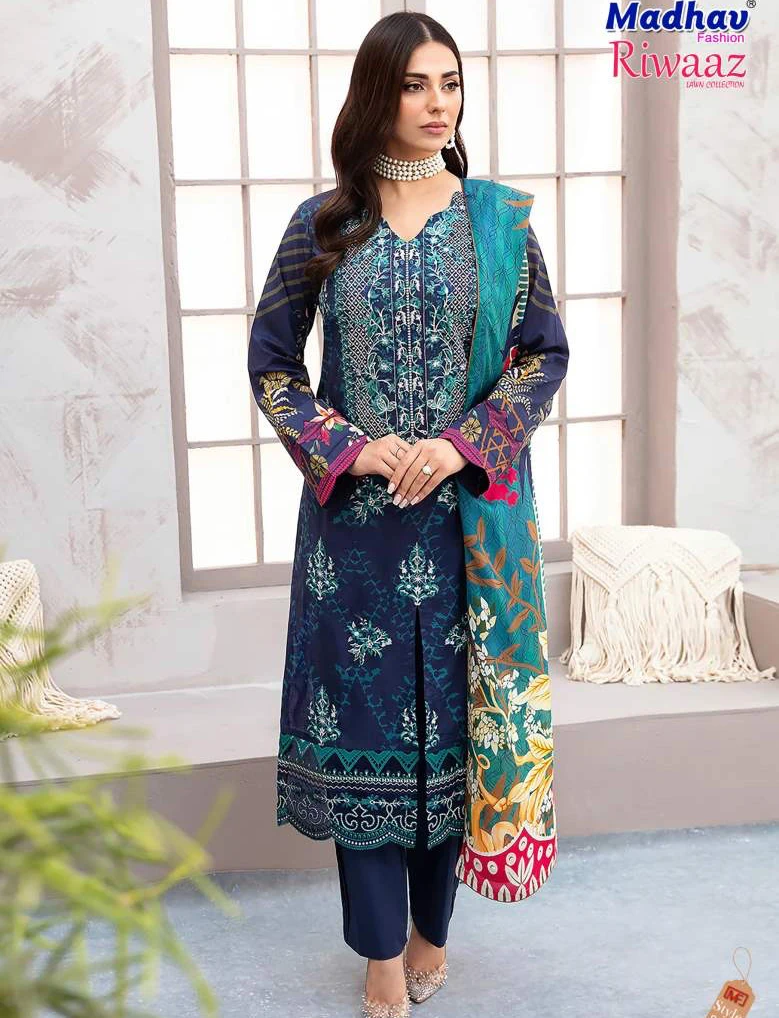 Madhav  Riwaaz Vol 8 Cotton Wholesale Readymade Salwar Suit Catalog